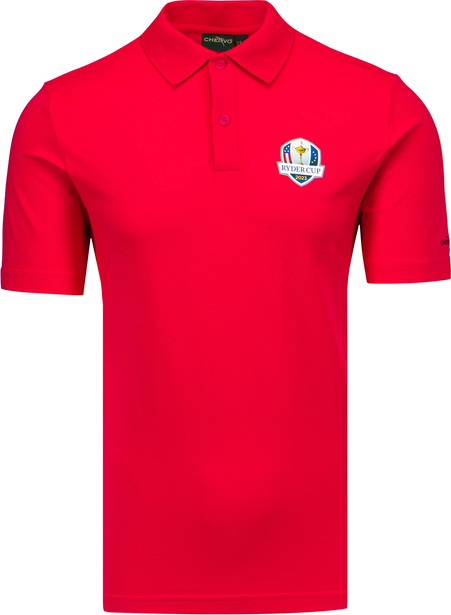 Czerwona koszulka polo Chervo w stylu casual