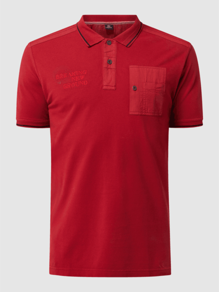 Czerwona koszulka polo Lerros