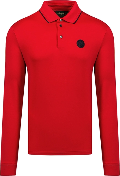 Czerwona koszulka z długim rękawem Chervo