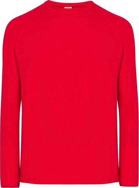 Czerwona koszulka z długim rękawem jk-collection.pl w stylu casual