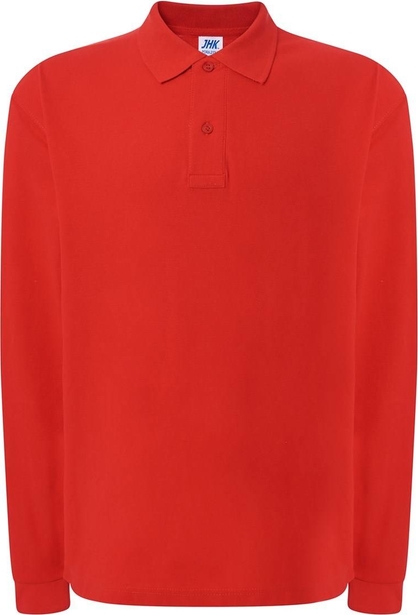 Czerwona koszulka z długim rękawem JK Collection z bawełny z długim rękawem