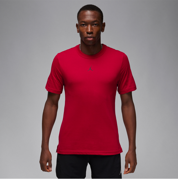 Czerwona koszulka z długim rękawem Jordan w sportowym stylu z krótkim rękawem