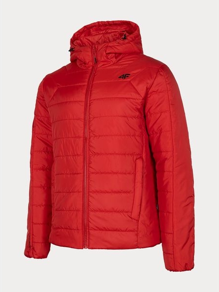 Czerwona kurtka 4F w sportowym stylu krótka