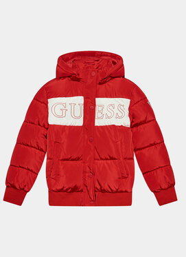 Czerwona kurtka dziecięca Guess dla chłopców