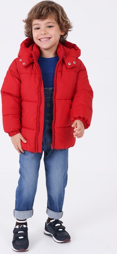 Czerwona kurtka dziecięca Mayoral dla chłopców