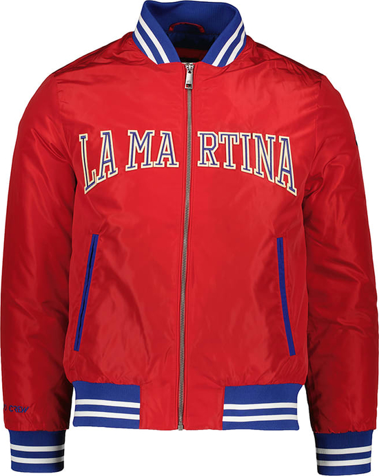 Czerwona kurtka La Martina w młodzieżowym stylu