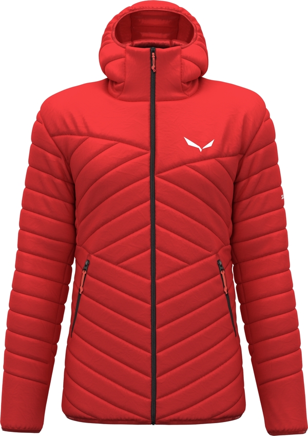 Czerwona kurtka Salewa w sportowym stylu krótka