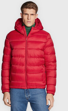 Czerwona kurtka United Colors Of Benetton w stylu casual