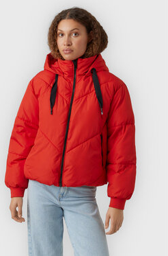 Czerwona kurtka Vero Moda w stylu casual