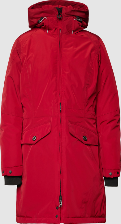 Czerwona kurtka Wellensteyn w stylu casual z kapturem