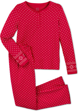 Czerwona piżama Tchibo