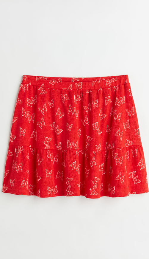 Czerwona spódnica H & M mini