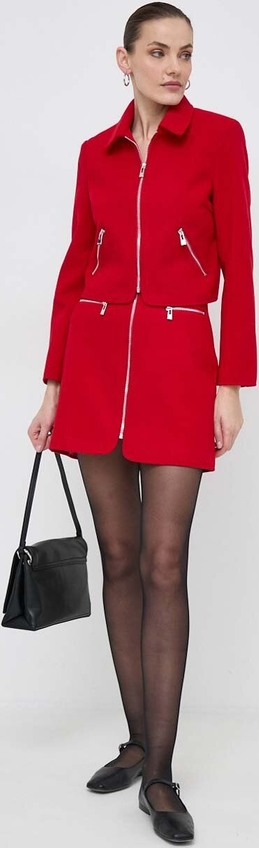 Czerwona spódnica Morgan w stylu casual mini