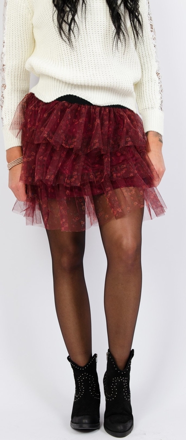 Czerwona spódnica Olika mini w młodzieżowym stylu