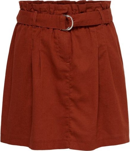 Czerwona spódnica Only z bawełny mini
