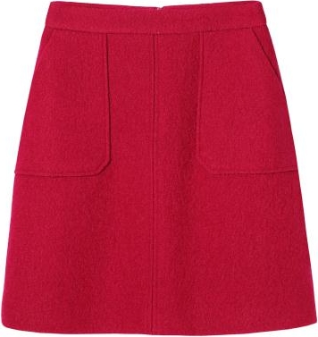 Czerwona spódnica Tatuum z dzianiny midi