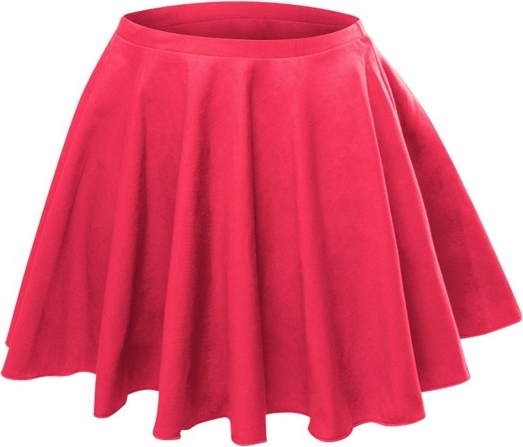 Czerwona spódniczka dziewczęca Rennwear z bawełny