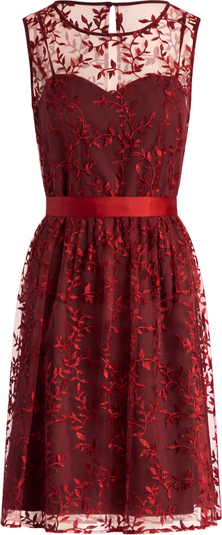 Czerwona sukienka Apart bez rękawów mini