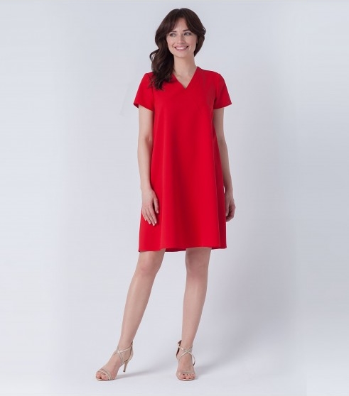 Czerwona sukienka butik-choice.pl