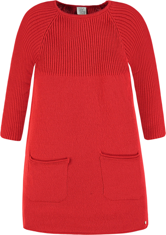 Czerwona sukienka dziewczęca Königsmühle z bawełny