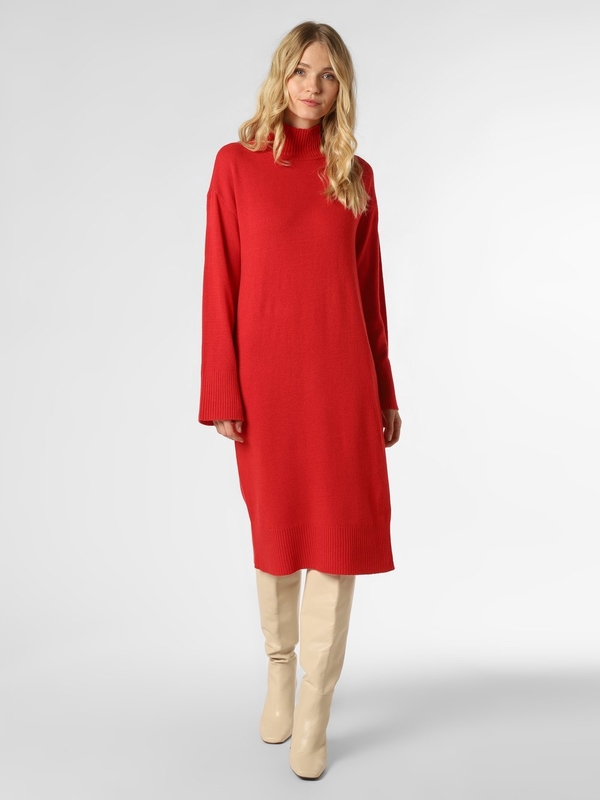 Czerwona sukienka Esprit z kaszmiru