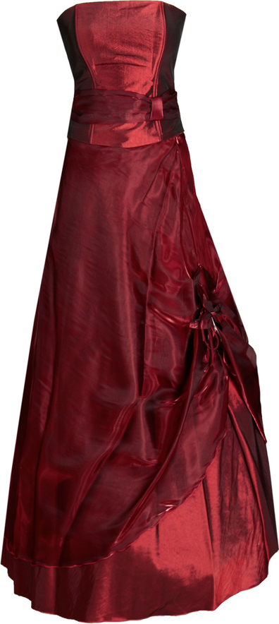 Czerwona sukienka Fokus rozkloszowana
