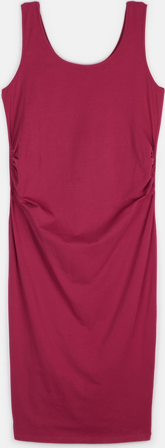 Czerwona sukienka Gate mini z bawełny na ramiączkach