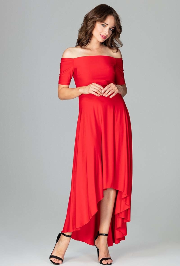 Czerwona sukienka Katrus