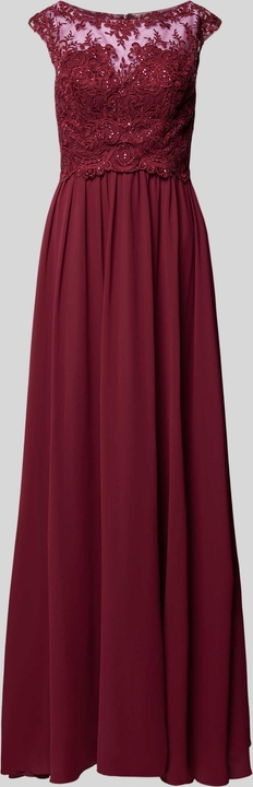 Czerwona sukienka Laona maxi