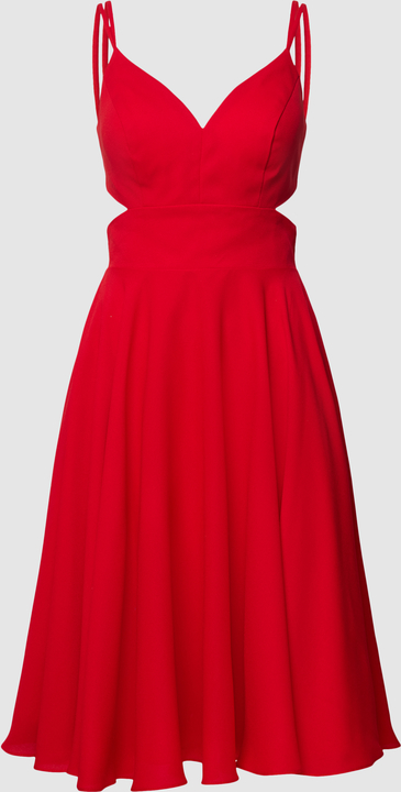 Czerwona sukienka Luxuar Fashion