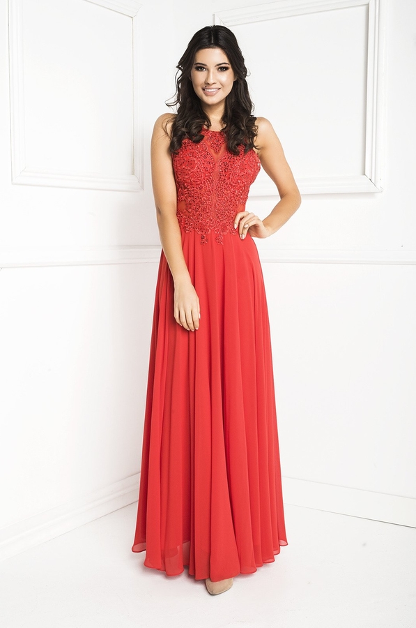Czerwona sukienka Marcelini