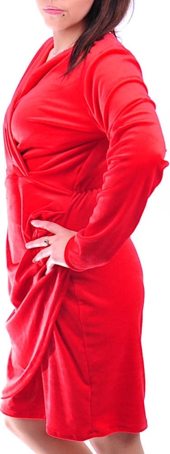 Czerwona sukienka Marka Niezdefiniowana w stylu casual mini