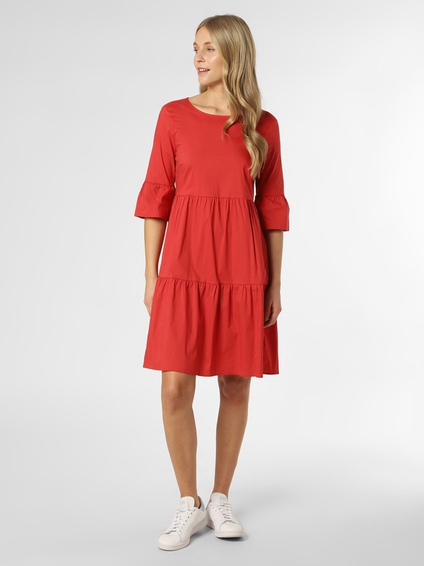 Czerwona sukienka More & More w stylu casual