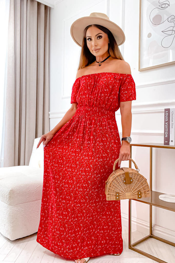 Czerwona sukienka Olika