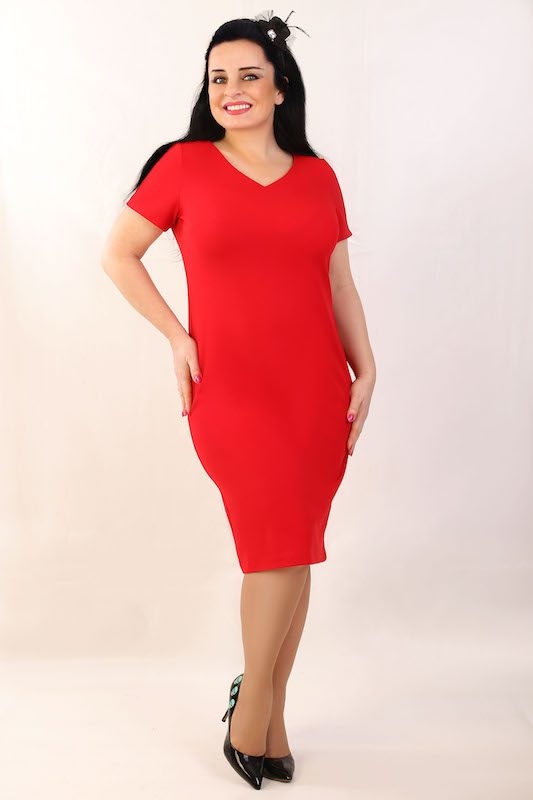 Czerwona sukienka Oscar Fashion
