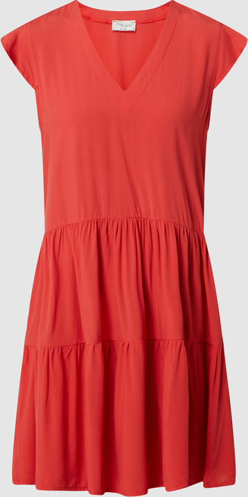 Czerwona sukienka Pinklabel w stylu casual mini z krótkim rękawem