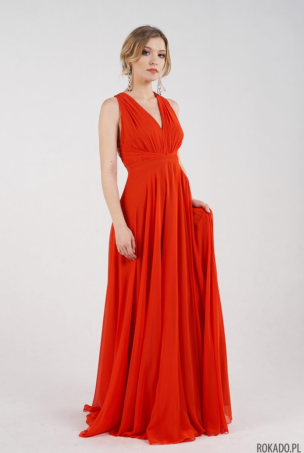 Czerwona sukienka Rokado