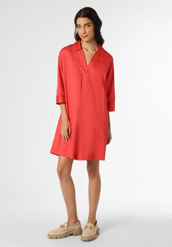 Czerwona sukienka S.Oliver Black Label z bawełny