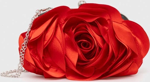 Czerwona torebka Answear Lab matowa mała w stylu glamour