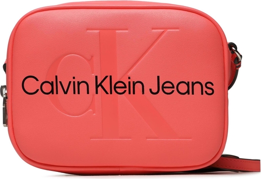 Czerwona torebka Calvin Klein mała matowa