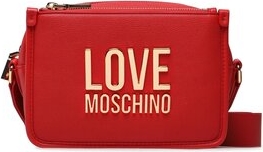 Czerwona torebka Love Moschino mała matowa