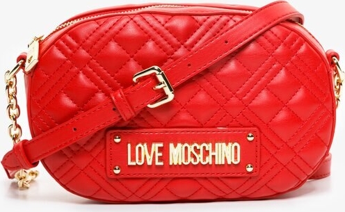 Czerwona torebka Love Moschino na ramię mała