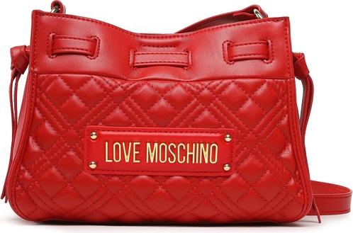 Czerwona torebka Love Moschino średnia na ramię