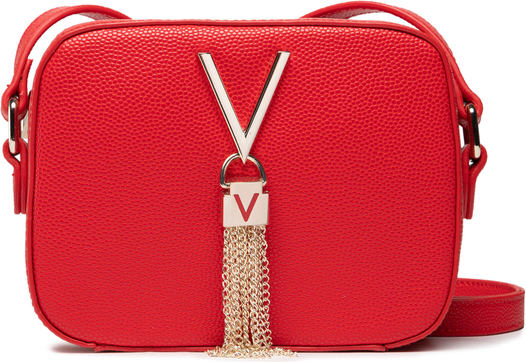 Czerwona torebka Valentino na ramię w stylu casual średnia