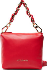 Czerwona torebka Valentino średnia na ramię w młodzieżowym stylu
