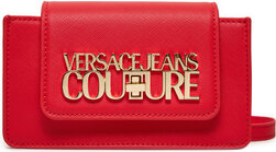 Czerwona torebka Versace Jeans w młodzieżowym stylu na ramię