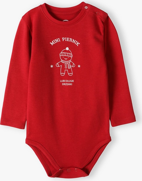 Czerwone body niemowlęce Family Concept By 5.10.15. dla chłopców