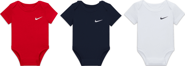 Czerwone body niemowlęce Nike