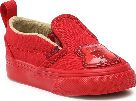 Czerwone buciki niemowlęce Vans