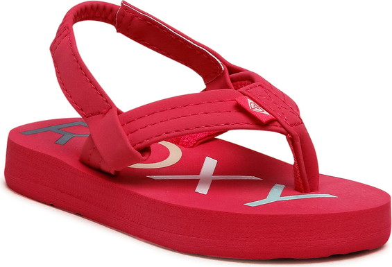 Czerwone buty dziecięce letnie Roxy dla dziewczynek